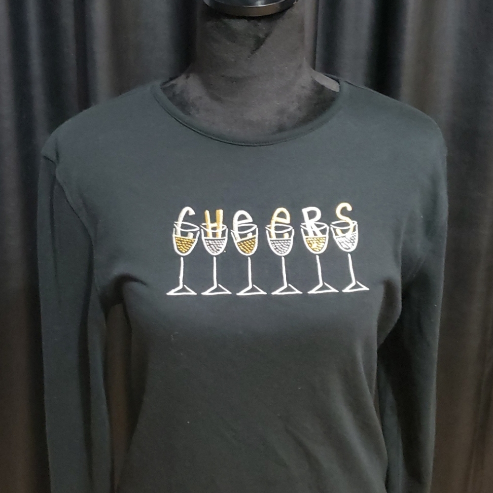 Black Cheers T-shirt